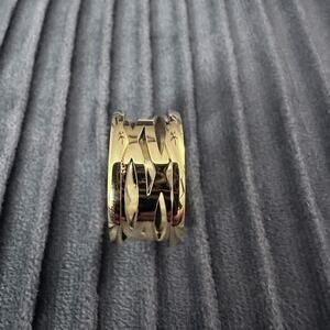 316 stainless steel gold plated  Ring Size 9 for women fashion